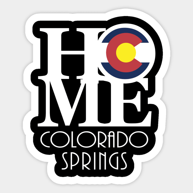 HOME Colorado Springs Sticker by HomeBornLoveColorado